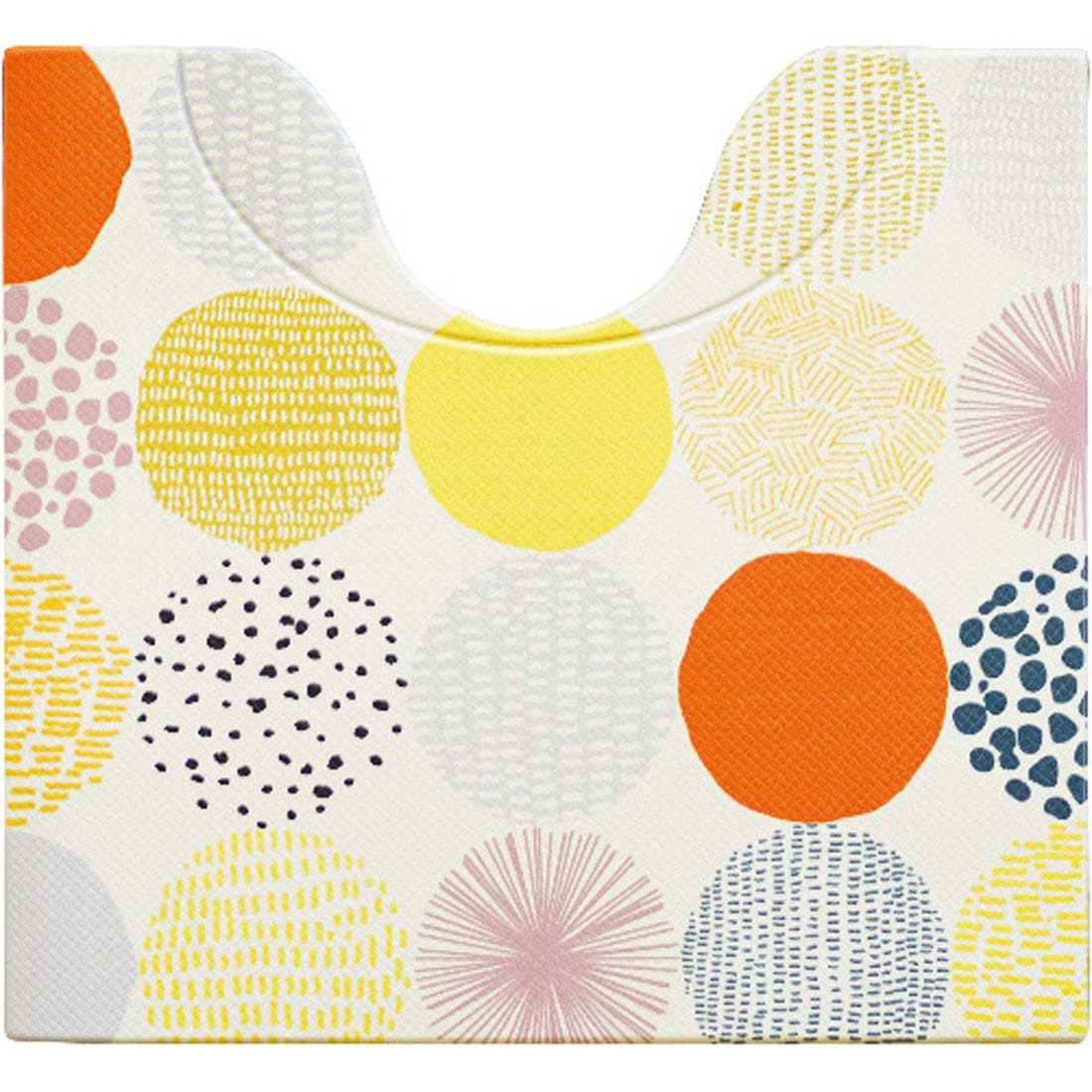 オカトー(Okato) スキマにピタっ！拭けるPVCトイレマット(ドット)商品画像