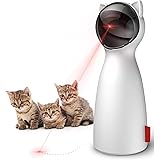 Goopow Cat Toy Automatic, Interactive Laser Toy for Kitten Dogs-USB Charging / Battery Powered , Placing High,5 Random…