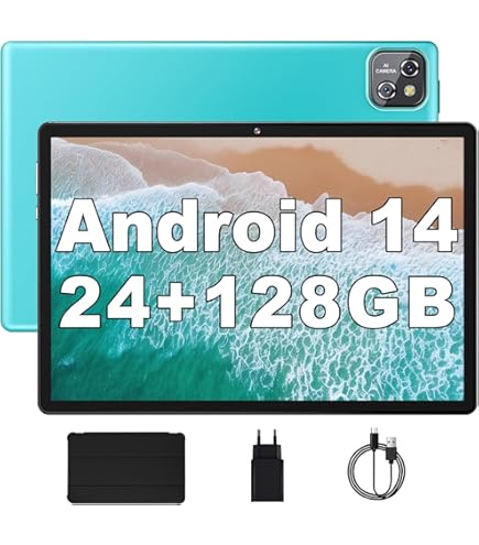 Relndoo Tablet Android, tablet Android 14 de 11 polegadas, 12 GB