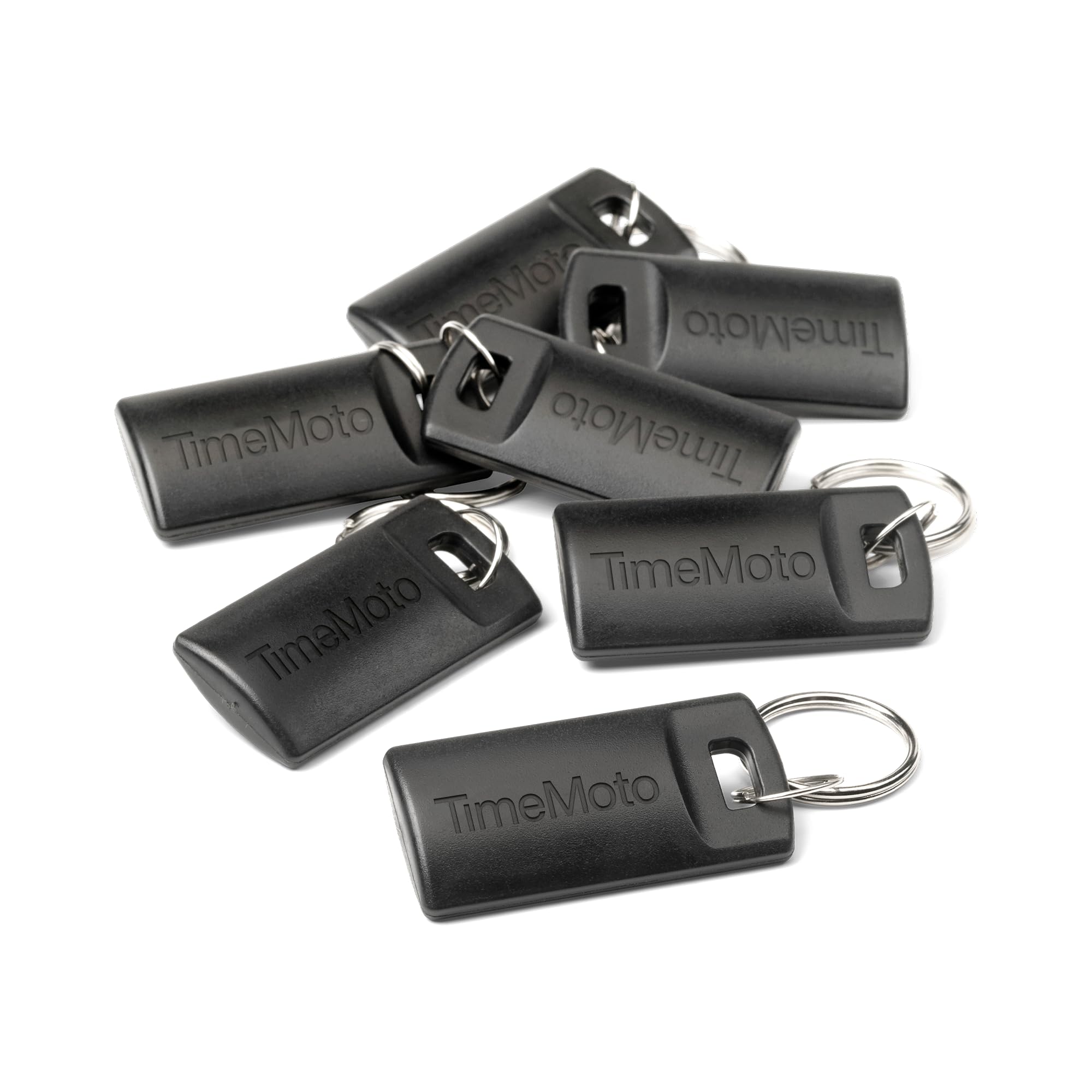 TimeMoto RF—110 RFID Key Fobs, Set of 25, Compatible with TimeMoto Employee Time Clocks, Compact, Lightweight, 125 kHz Frequency, 7cm Detection Distance