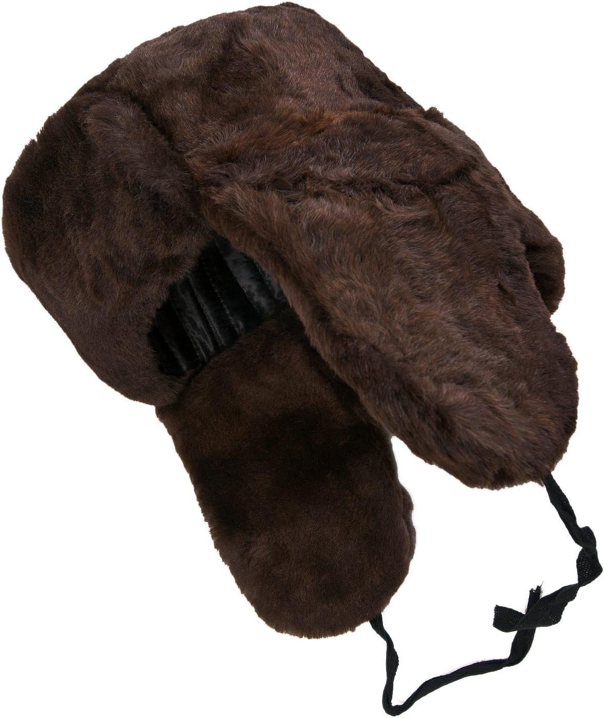 Ushanka companyDark Brown Sheepskin Fur Winter hat-56