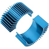 2-Pack HobbyPark Aluminum Electric Motor Heat Sink Cooling Fins for RS540 550 540 3650 Size RC Parts