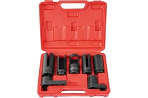 DAYUAN Oxygen Sensor Extractor 3/8" and 1/2" Oil Pressure Sending Oil Pressure Extractor Set of 7