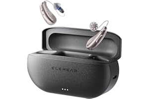 ELEHEAR-Beyond OTC Hearing Aids for Seniors with Bluetooth 5.3 and App Control, Rechargeable, Noise Cancelling for Tinnitus Relief