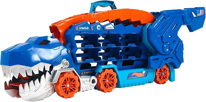 City Transportador T-Rex y 2 Coches de Metal