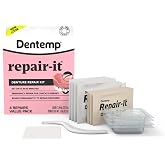 Dentemp Repair-It Advanced Formula Repair Kit for Broken Dentures 1pk (4ct) | Advanced Formula to Repair Broken Dentures, Mend Cracks &amp; Replace Loose Teeth - Value Pack (4ct)