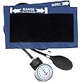 Dixie Ems Deluxe Aneroid Sphygmomanometer Blood Pressure Set W/Adult Cuff, Carrying Case and Calibration Tool - Navy