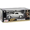 OPO 10 - Miniature car reproduced in 1/24 Scale Compatible for Aston Martin DB5 James Bond Collection Goldfinger - Motormax 79857