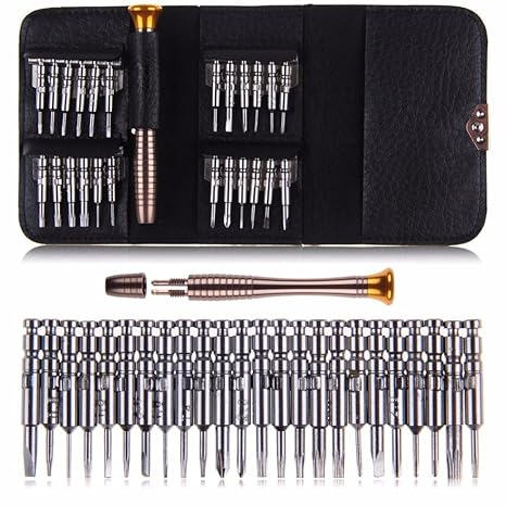 Justec 25 In 1 Repair Opening Tool Kit - Pentalobe Torx Phillips Screwdriver For Electronic Devices