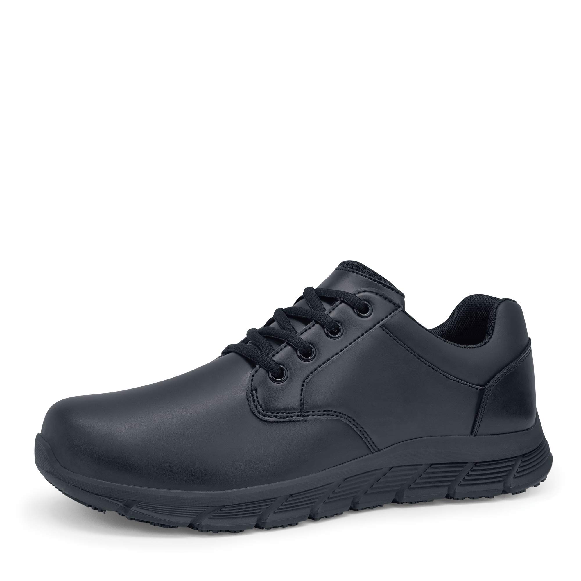 Photo 1 of Shoes for Crews Saloon II, Women's Slip Resistant Food Service Work Sneaker, Black, 8.5 Wide US