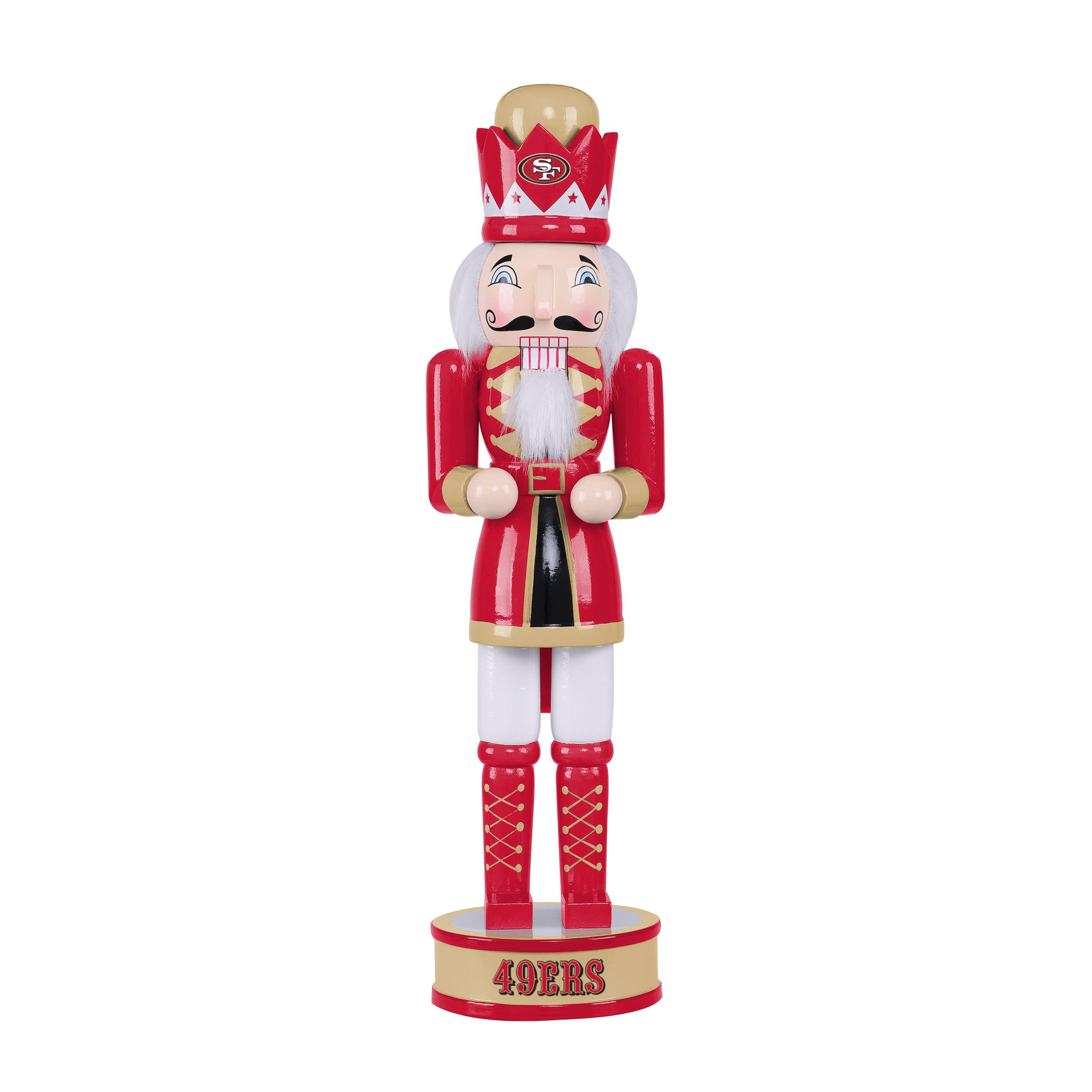 Foco nfl chicago bears team logo 14 holiday nutcrackerteam logo 14