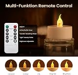 Cimetech 12 LED Tea Lights with Timer and Remote Control Battery Operated view 3
