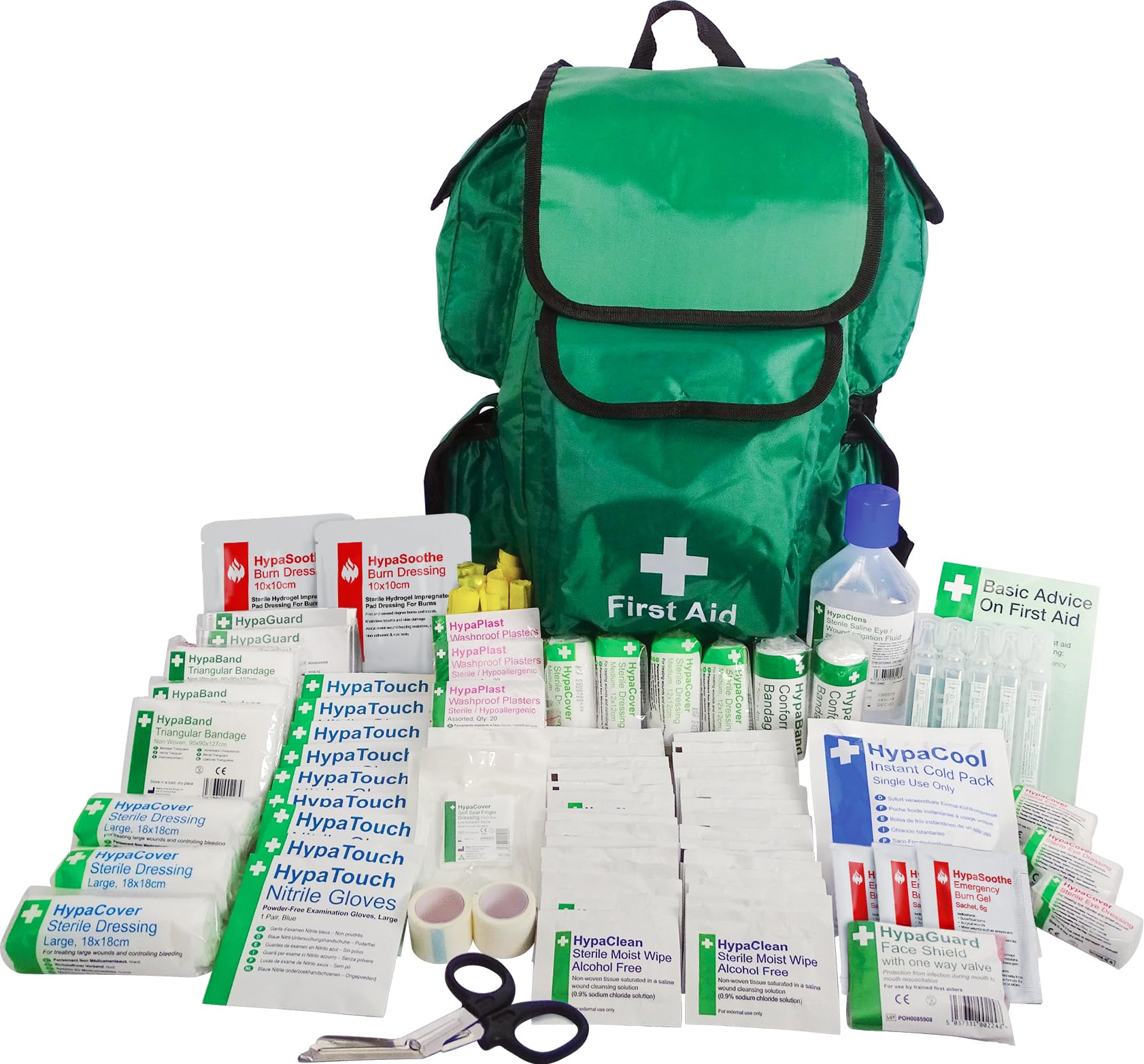 Safety First Aid First Aider Rucksack, Comprehensive Fully Stocked
