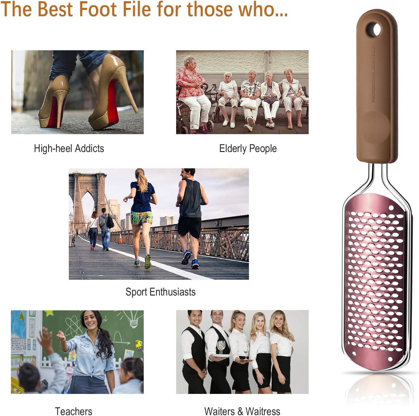 Pedicure Foot File Callus Remover - Image 5