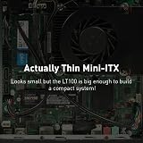 CiT LT100 1 Litre USB3.0 Ultra-Thin Mini-ITX SFF PC Case 120W Adapter Cooler view 5