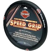 Plasticolor 006393 Black Steering Wheel Cover (Harley Speed Grip)