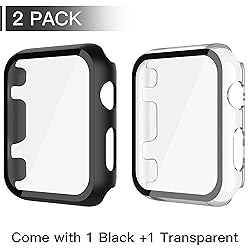 Misxi 2 Pack PC Case with Tempered Glass Screen