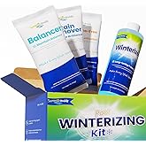SUMMERBUDDY Pool Winterizing Kit for Above Ground Pool Handle Up to 15,000 Gallons, 4 in 1 Pool Closing Kit, Winter Pool Closing Kit, Winterizer for Inground Pools