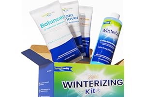 SUMMERBUDDY Pool Winterizing Kit for Above Ground Pool Handle Up to 15,000 Gallons, 4 in 1 Pool Closing Kit, Winter Pool Closing Kit, Winterizer for Inground Pools