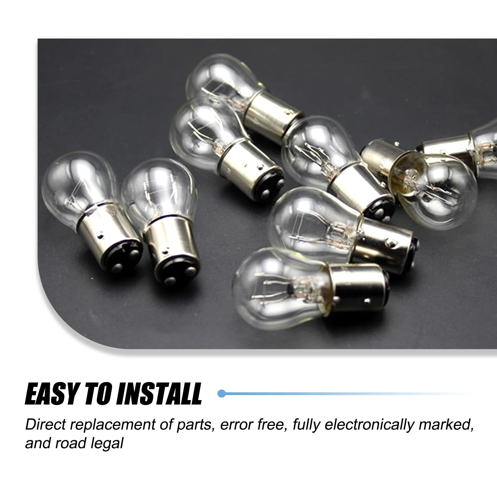 Evntyps 1157 LED Bulb Amber Yellow With Built In Resistor - Foto 2