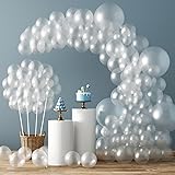 RUBFAC 129pcs Clear Balloons Different Sizes 18 12