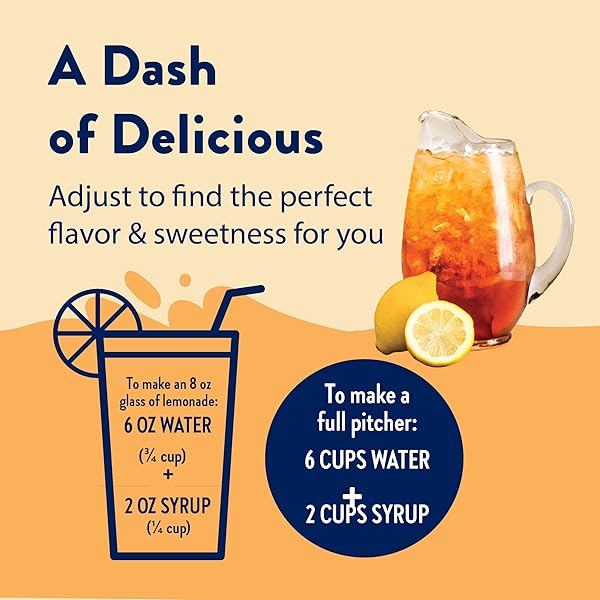 JORDAN’S SKINNY MIXES SUGAR FREE SYRUP, SWEET TEA FLAVOR, FRUIT FLAVORED WATER ENHANCER, DRINK MIX FOR ICED TEA, LEMONADE, DRINKS, LOW CALORIE WATER FLAVORING, DAIRY & GLUTEN FREE, KOSHER, 25.4 FL OZ