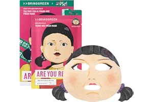 BRING GREEN X NETFLIX SQUID GAME Edition Fresh Facial Mask 10ea (TEA TREE CICA 5ea + YOUNGHEE 5ea)