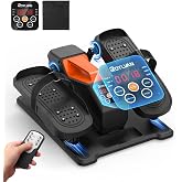 Roylvan Workout Under Desk Elliptical Machine, Electric Seated Foot Pedal Machine for Seniors, Enhanced Safety and Stability, 12 Adjustable Speeds