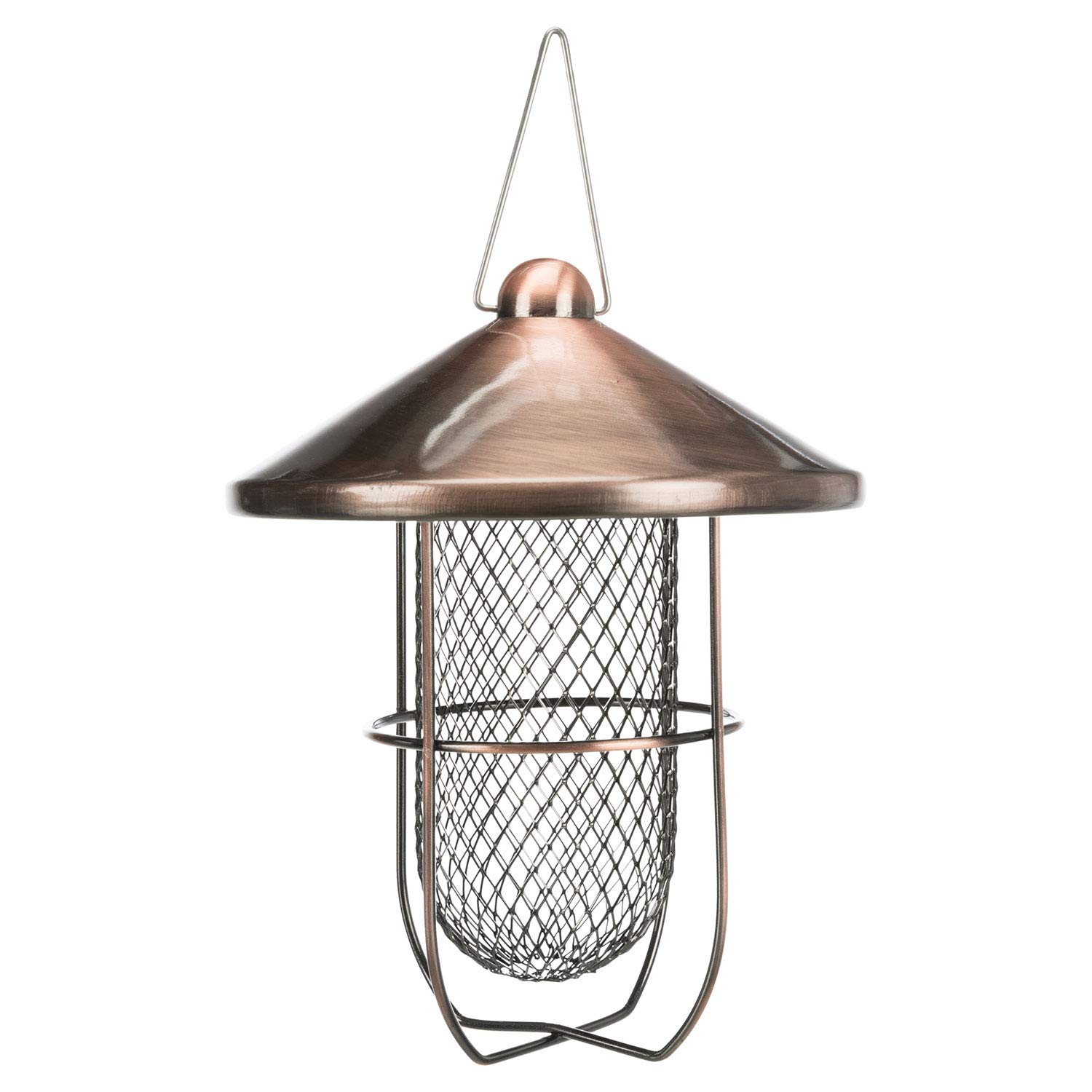 TRIXIE 55653 Feeder with Protective Grille Metal 500 ml/Diameter 19 x 26 cm Copper