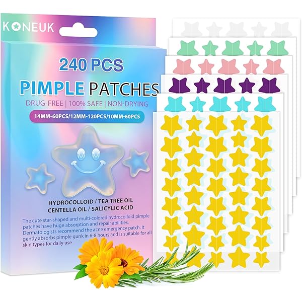 ACNE - KRK Amazon.com: TKTK Large Pimple Patches (7 Sizes 266 Patches