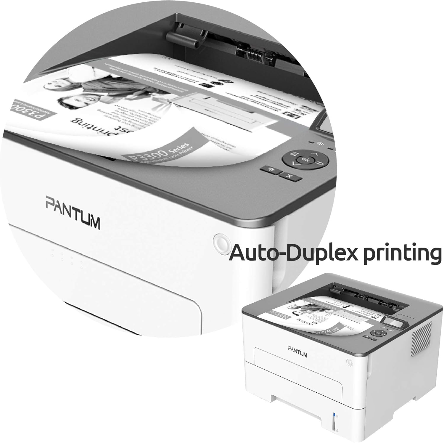 Monochrome Laser Printer Wireless Two-Sided Printing for School and Home Office Pantum L2300DW(V2U04A): Electronics