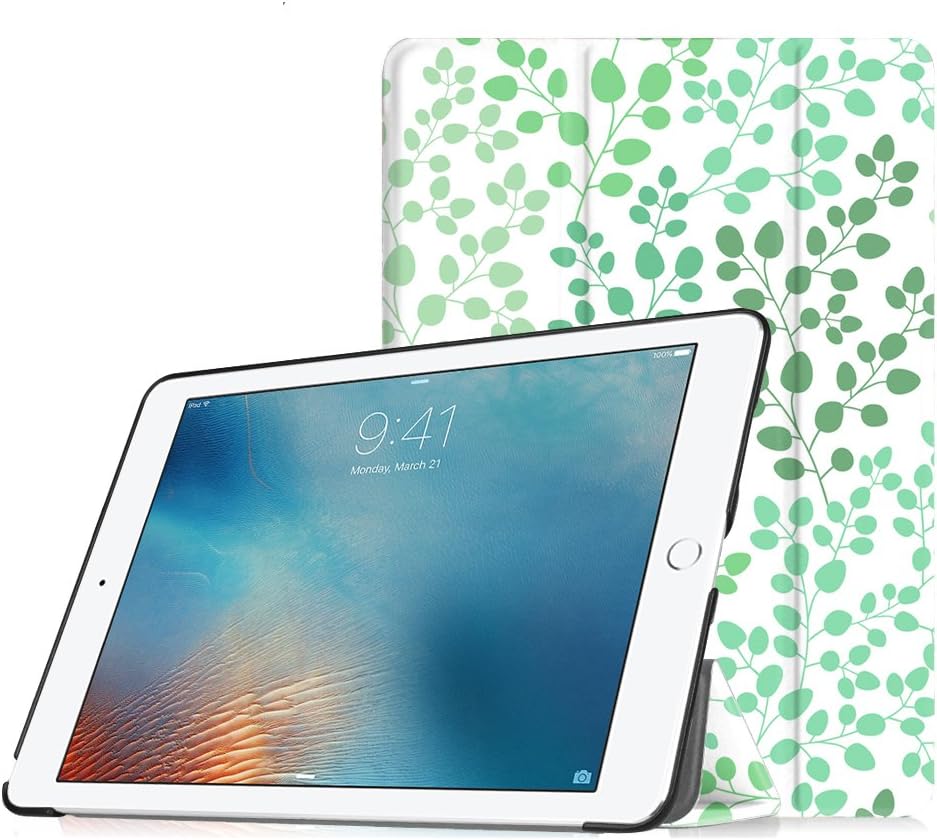 Fintie iPad Pro 9.7 Case - Super Thin Lightweight SlimShell Standing Cover with Auto Wake/Sleep Feature for Apple iPad Pro 9.7 inch (2016 Version), Leaf Breeze
