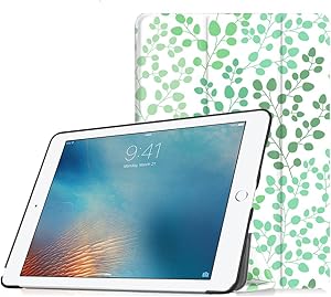 Fintie iPad Pro 9.7 Case - Super Thin Lightweight SlimShell Standing Cover with Auto Wake/Sleep Feature for Apple iPad Pro 9.7 inch (2016 Version), Leaf Breeze