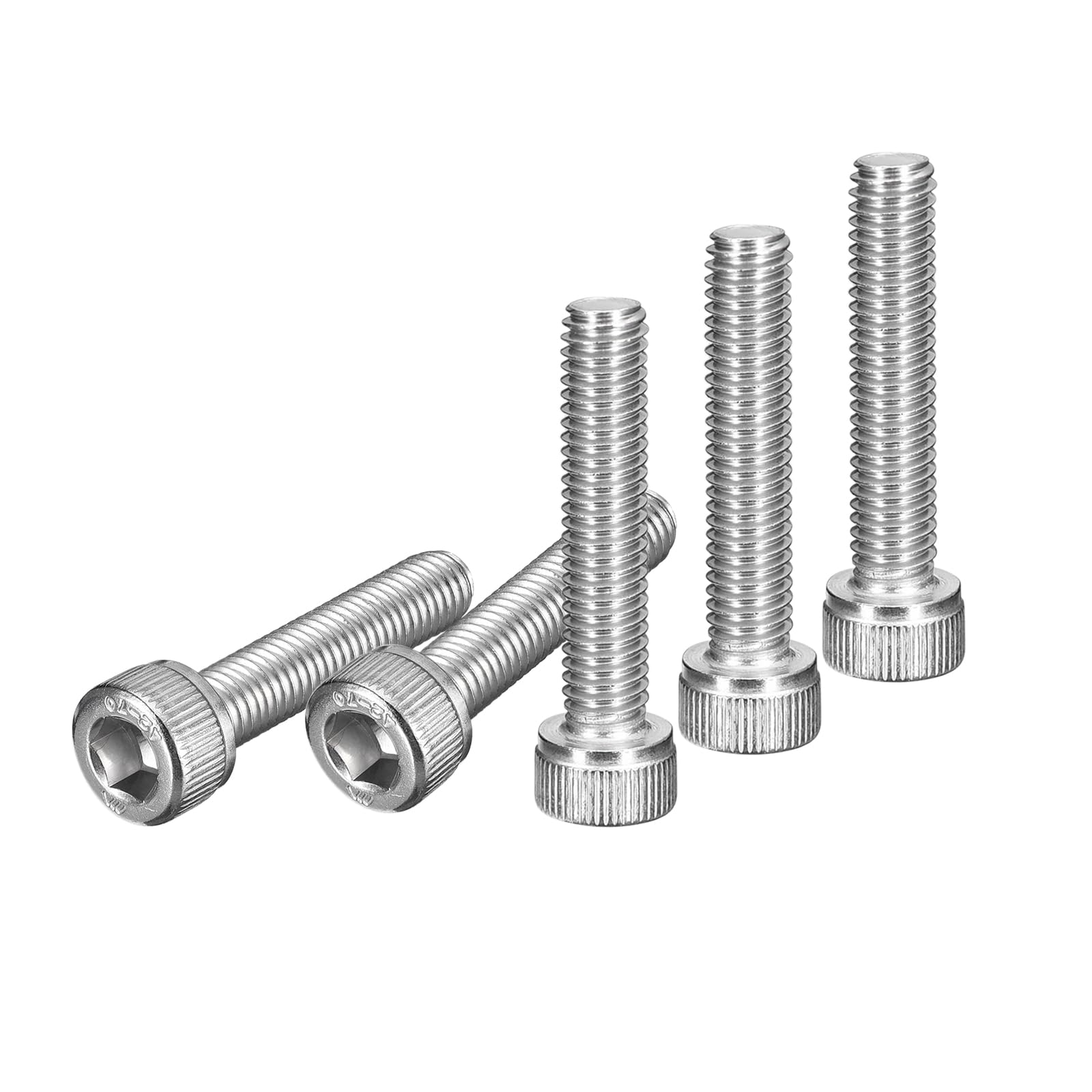 DTGN M6x30mm Socket Head Cap Screws Bolts, 25Pcs 304 Stainless Steel 18-8, Metric Machine Hex Socket Screw, Hex Drive, Bright Finish, UNC Coarse Thread Fully Threaded