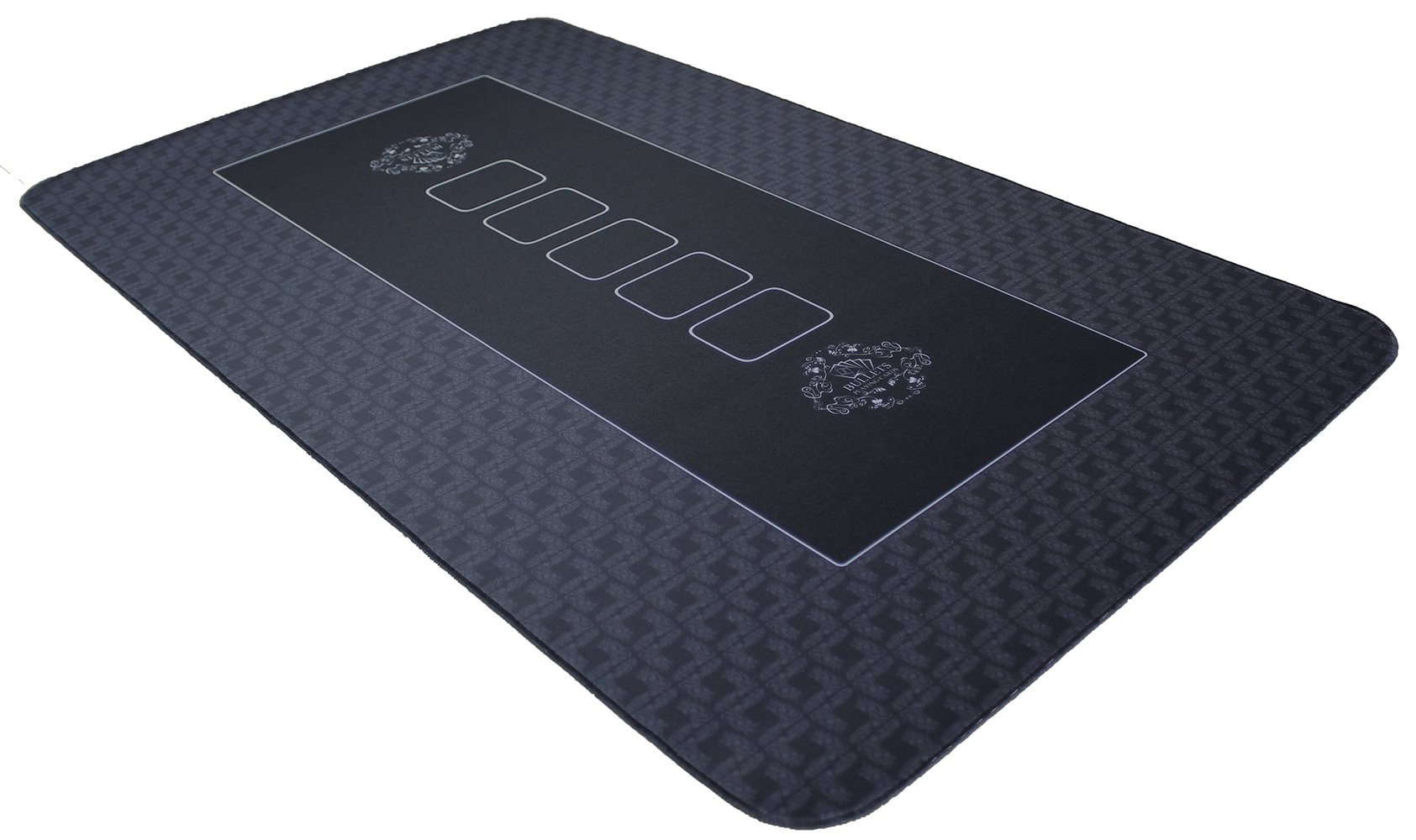 Bullets Playing Cards, Poker Table Top 100 x 60cm from BLACK Playing Mat, ideal as a gift