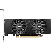 msi Gaming RTX 3050 LP 6G OC Graphics Card (NVIDIA RTX 3050, 96-Bit, Boost Clock: 1492 MHz, 6GB GDDR6 14 Gbps, HDMI/DP, Ampere Architecture)