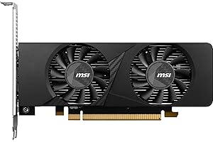 MSI Gaming RTX 3050 LP 6G OC Graphics Card (NVIDIA RTX 3050, 96-Bit, Boost Clock: 1492 MHz, 6GB GDDR6 14 Gbps, HDMI/DP, Amper