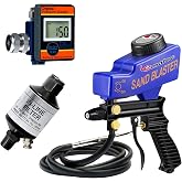 Sand Blaster Gun Kit, Air Compressor Water Separator, and Air Pressure Regulator