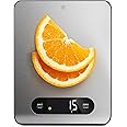 Greater Goods Stainless Steel Food Scale - A Premium Kitchen Scale That Weighs in Grams, Ounces, Fluid Ounces, and Milliliters, Hi-Def LCD Screen and Easy-to-Store Size