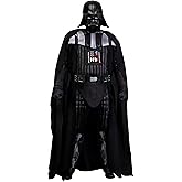 Deluxe Adult Plus Size Darth Vader Star Wars Costume Jumpsuit with Cape, Mask, Gloves, & Belt for Halloween and Cosplay