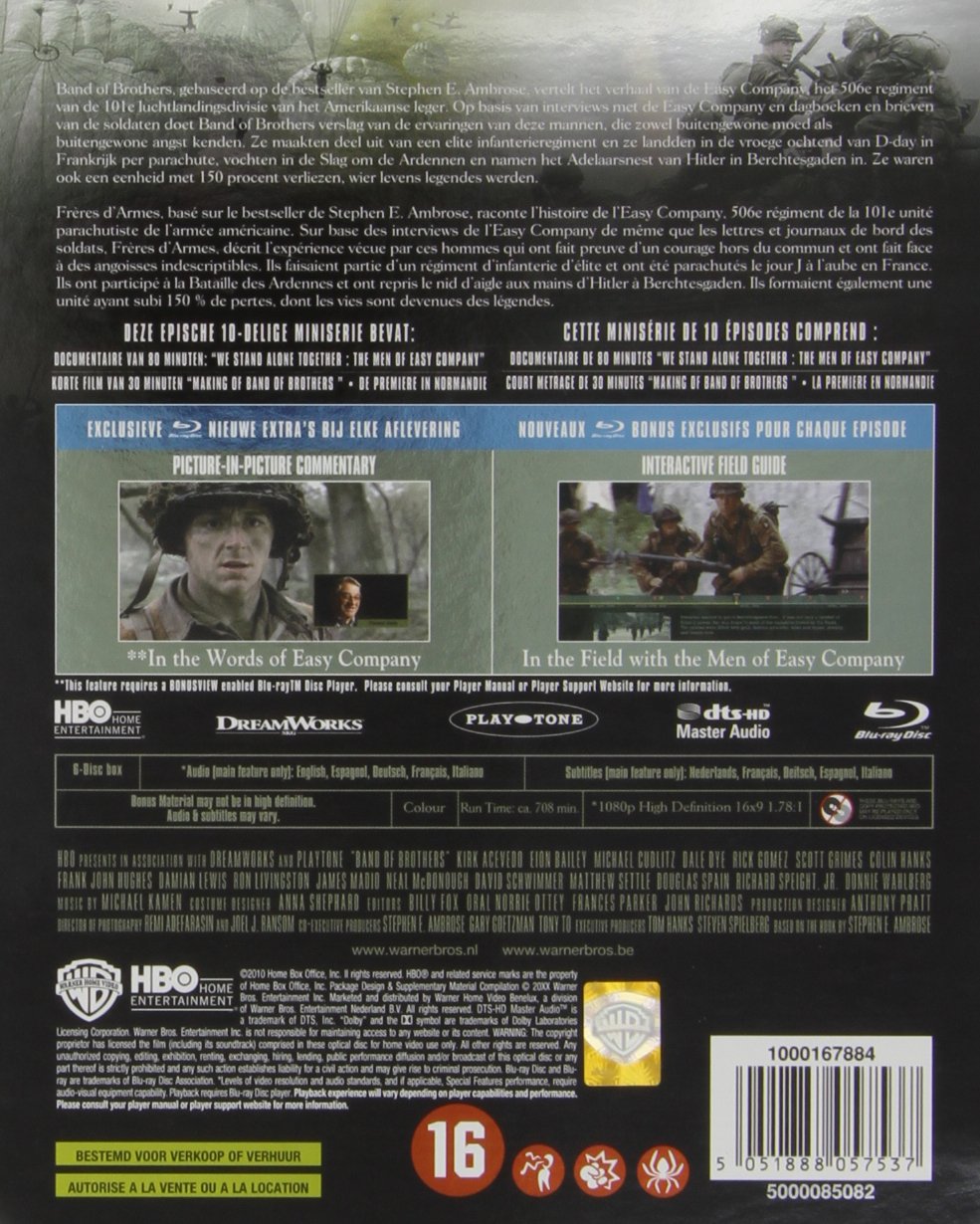 Band of brothers [Francia] [Blu-ray]: Amazon.es: Aaron ...