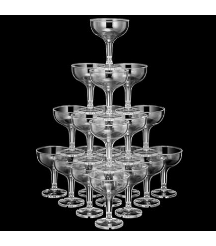 Classic Clear V-Shape Martini Glasses Set Straight-stemmed Cocktail Wine Glasses Gift For Engagement Party Work Gatherings - 15 - View #2