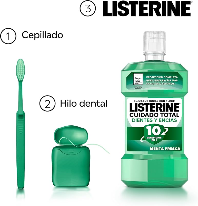 Cuidado Total Protección Dientes y Encías Enjuague Bucal 4x750 ml — foto 5 de 8