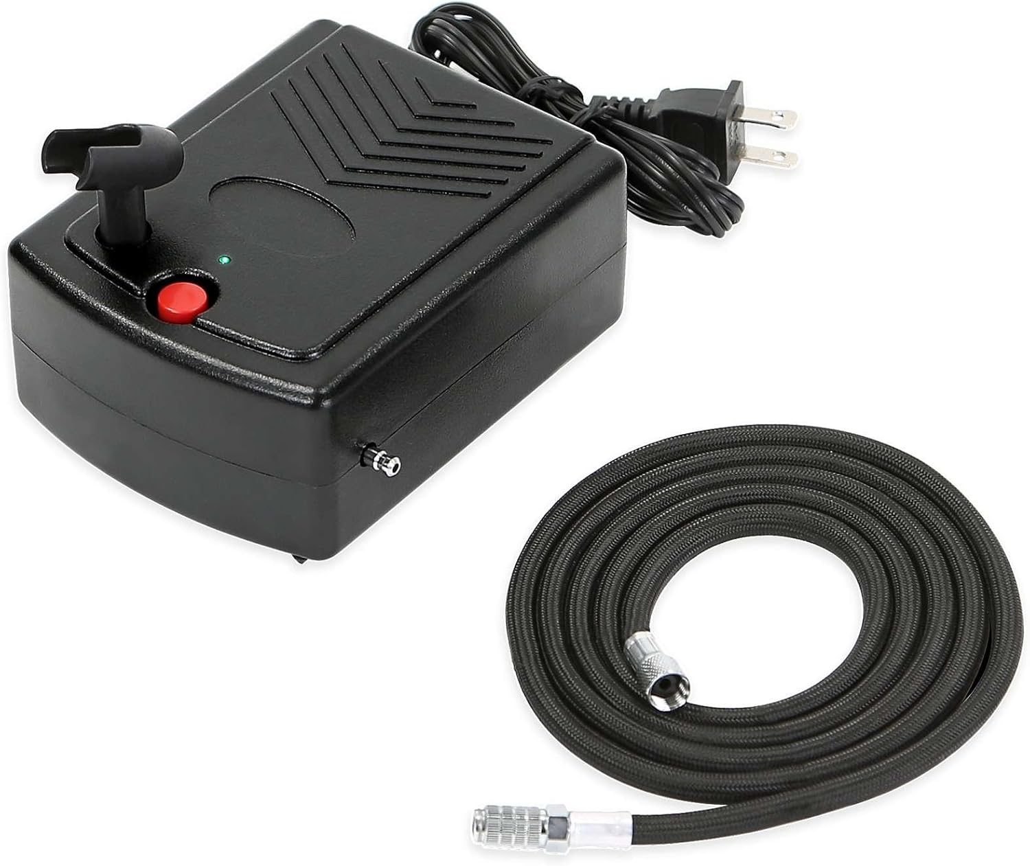 PointZero Multi-Purpose Dual-Action Airbrush Set - Mini Compressor Kit: Home & Kitchen