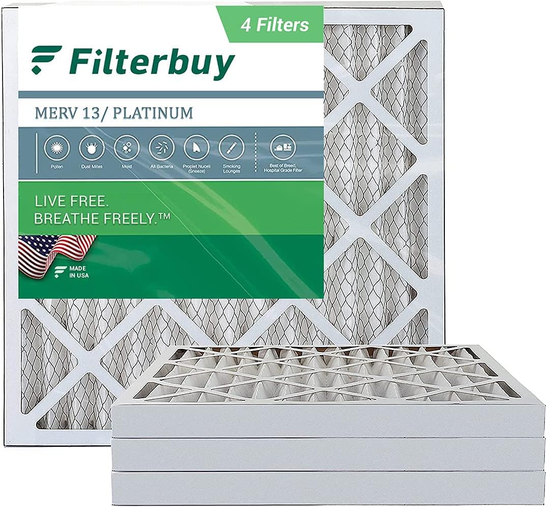 Filterbuy 14x14x2 Air Filter MERV 13 Optimal Smoke & | Ubuy