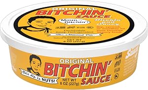 Bitchin' Sauce Original Almond Dip, Vegan Lemon Garlic Dip, 8oz | Vegan lemon garlic dip, dairy free, gluten free, Non-GMO Pr