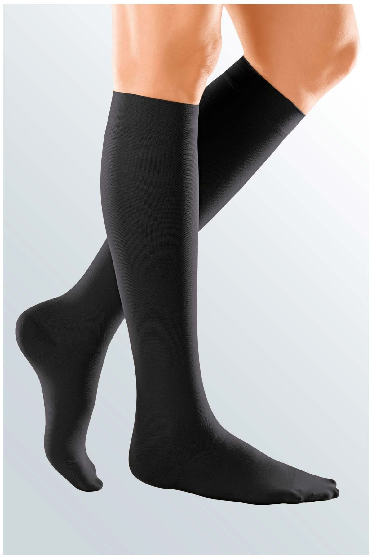medi Duomed Soft (BS CCL 1) Compression Stockings Below Knee Closed Toe Black X X Large