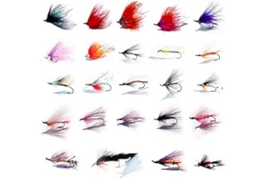 ROXSTAR LURES RoxSar Fly Shop Steelhead & Salmon Deadly 24pk | an Exclusive Assortment of Fly Fishing Flies Proven Nationwide to Be Deadly for Both Steelhead & Salmon. Hand Tied in House to Perfection!