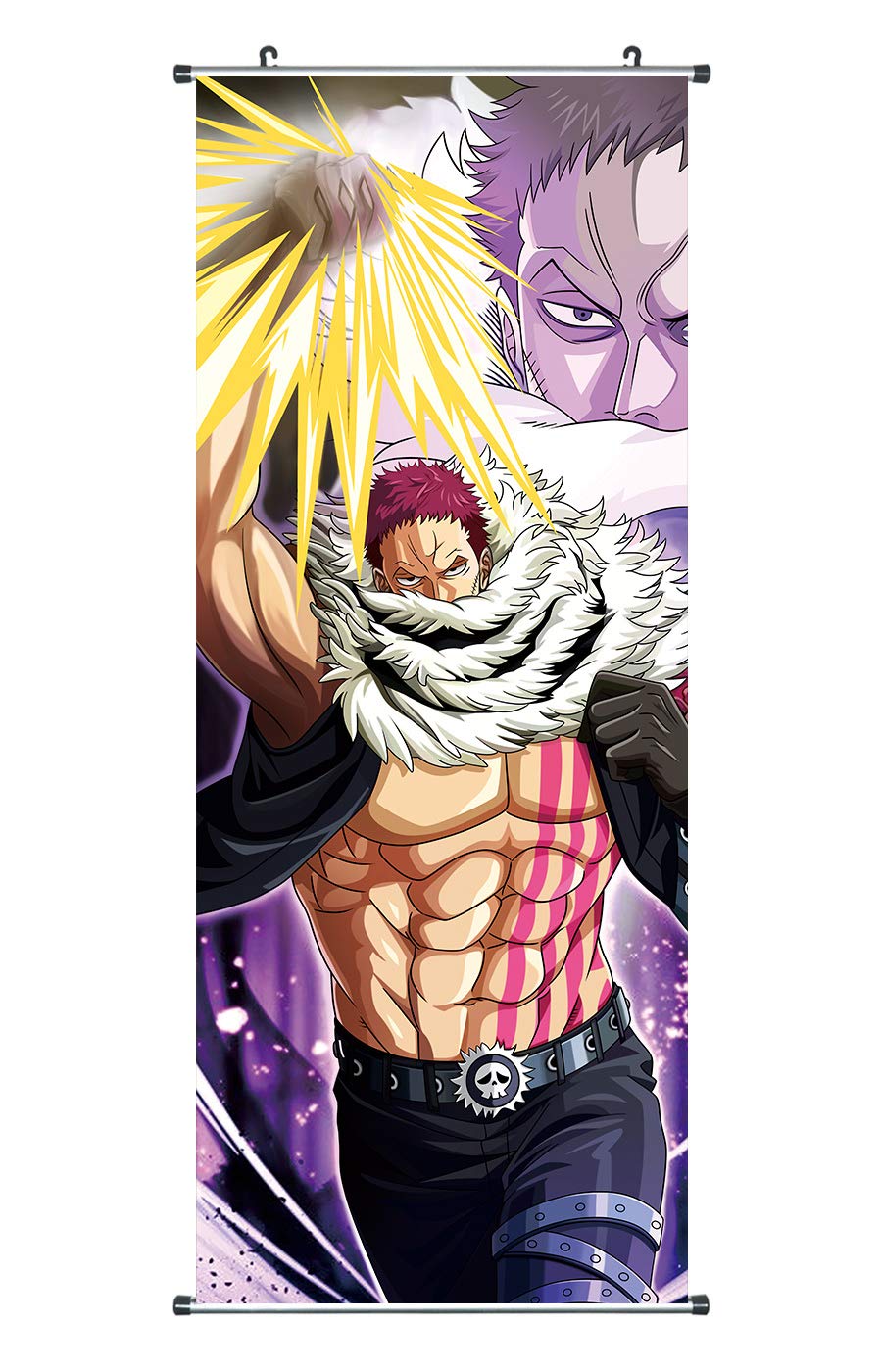 CoolChange Big One Piece scroll / Kakemono made of fabric, 100x40cm, Theme: Charlotte Katakuri