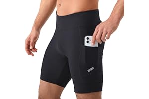 Eco-daily Bike Shorts Men 4D Padded Zipper Pockets Cycling Spin Biker Shorts Mountain Biking Bicycle